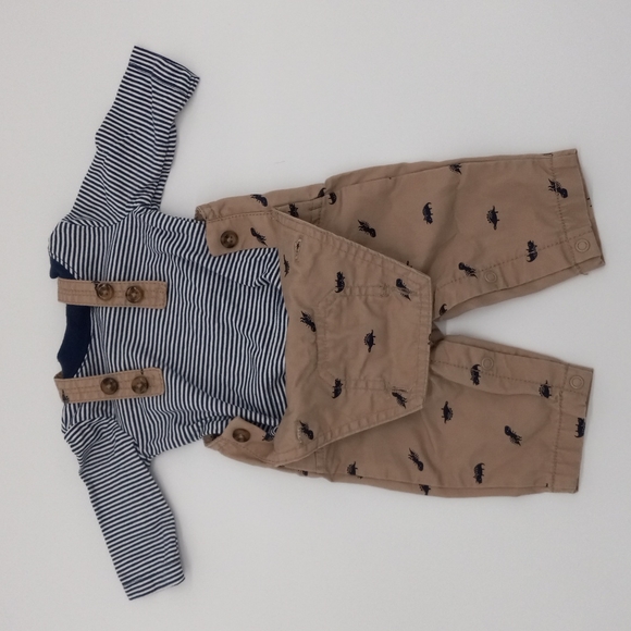 Carter's Newborn 'Brave Little Dude' Outfit - Picture 2 of 6